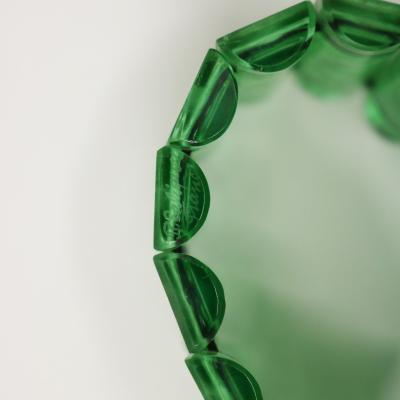 Rene Lalique Green Glass Muguet Haut Bracelet