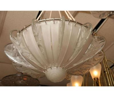 Rene Lalique Hirondelles Chandelier