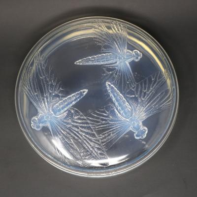Rene Lalique Opalescent Glass Libellules Box