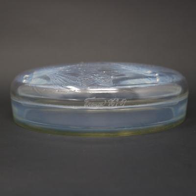 Rene Lalique Opalescent Glass Libellules Box