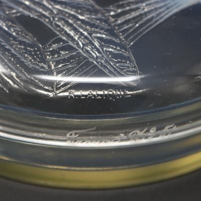 Rene Lalique Opalescent Glass Libellules Box