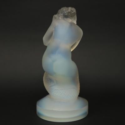 Rene Lalique Opalescent Glass Naiade Statuette