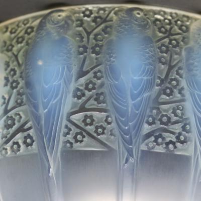 Rene Lalique Opalescent Glass Perruches Bowl