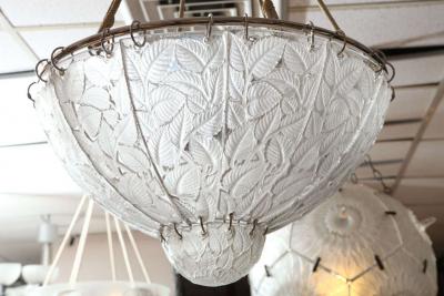 Rene Lalique R Lalique Chandelier Feuilles de Charmes 