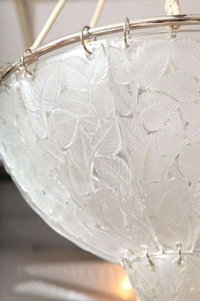Rene Lalique R Lalique Chandelier Feuilles de Charmes 