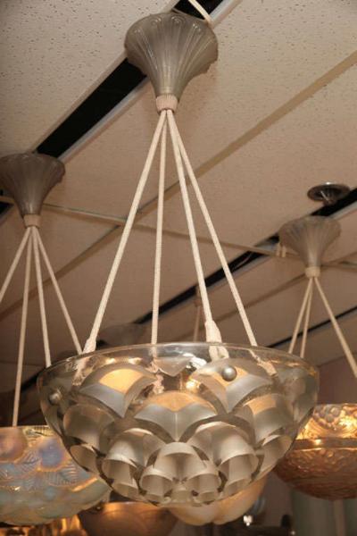 Rene Lalique Rene Lalique Chandelier Rinceaux 