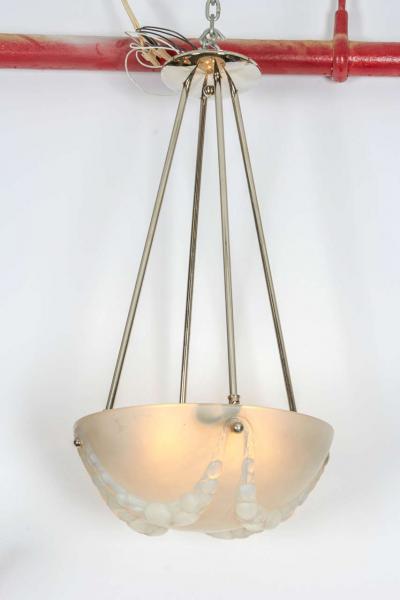 Rene Lalique Rene Lalique Villeneuve Chandelier