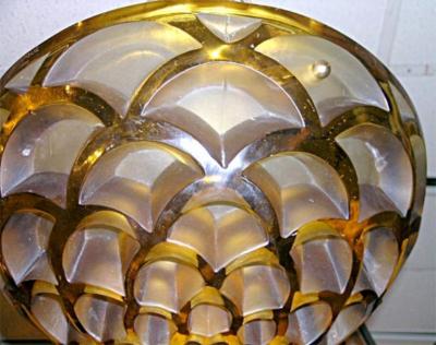 Rene Lalique Rinceaux Art Deco Chandelier by Rene Lalique
