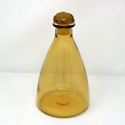 Rene Lalique Yellow Amber Glass Marienthal Decanter