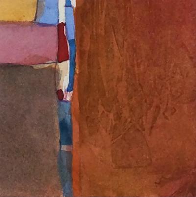 Rene Leroy Abstract Watercolor Painting by Rene Leroy