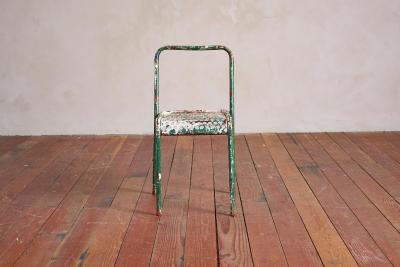 Rene Malaval Rene Malaval Perforated Chairs set of 6