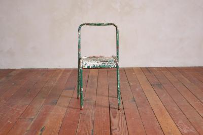 Rene Malaval Rene Malaval Perforated Chairs set of 6