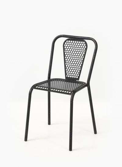 Rene Malaval Set of 6 Rene Malaval Metal Dining Chairs