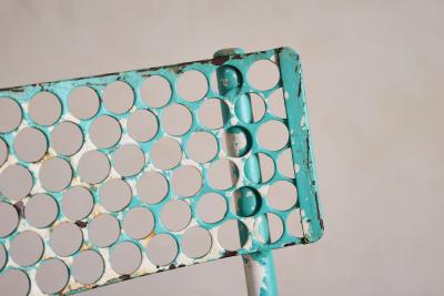 Rene Malaval Turquoise Rene Malaval Bistro Chairs set of 6