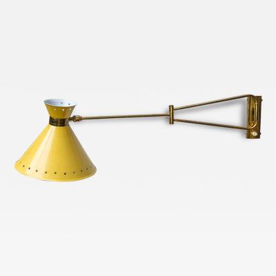 Rene Mathieu Yellow Color Shade Rene Mathieu For Lunel Sconce