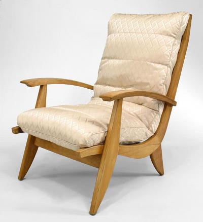 Rene Melin French 1950s Beechwood 3 Piece Salon Set