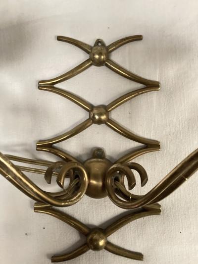 Rene Prou 1940s Bronze sconces by Ren Prou