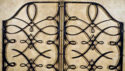 Rene Prou Attributed to Rene Prou and Raymond Subes Pair of Grilles Gates
