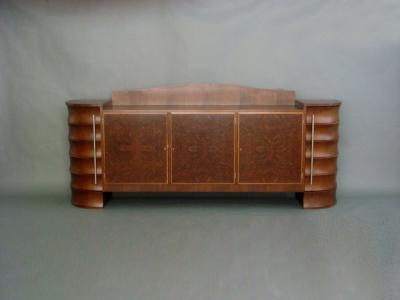 Rene Prou French Art Deco Sideboard by Rene Prou