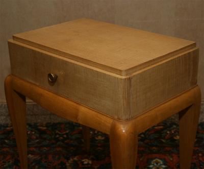 Rene Prou Pair of Art Deco End Tables by RENE PROU