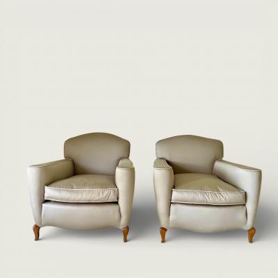 Rene Prou Pair of Rene Prou Armchairs circa 1940