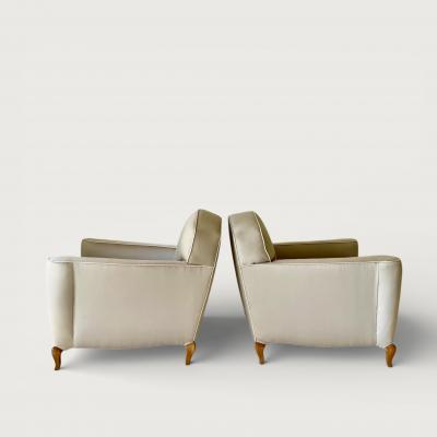 Rene Prou Pair of Rene Prou Armchairs circa 1940
