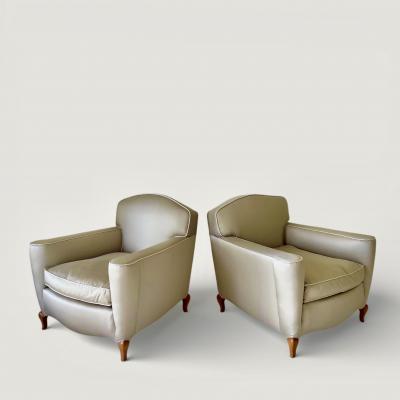 Rene Prou Pair of Rene Prou Armchairs circa 1940