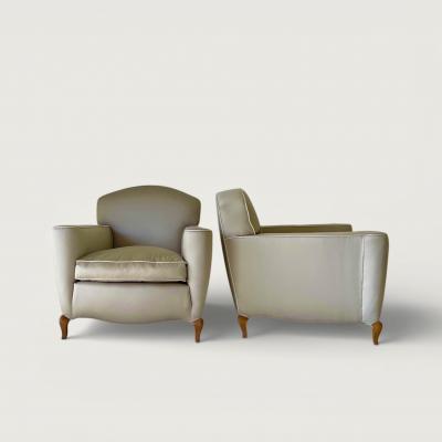Rene Prou Pair of Rene Prou Armchairs circa 1940