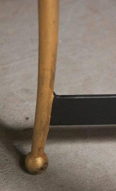 Rene Prou Ren Prou Gilt Iron Coffee Table