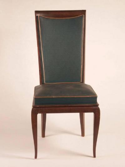 Rene Prou Rene Prou Attributed Set of Eight Dining Chairs