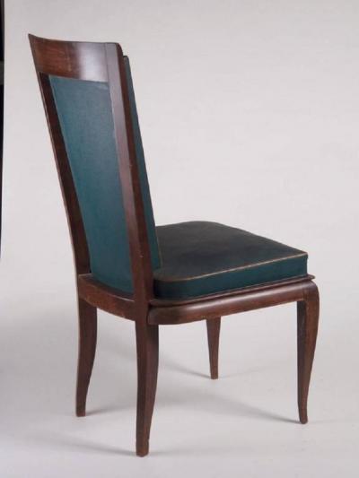 Rene Prou Rene Prou Attributed Set of Eight Dining Chairs