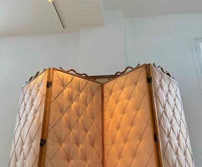 Rene Prou Rene Prou Hollywood look rarest french 40s folding screen