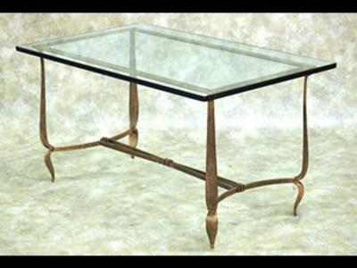Rene Prou Rene Prou gilt iron coffee table 1645 