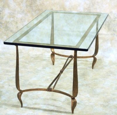 Rene Prou Rene Prou gilt iron coffee table 1645 