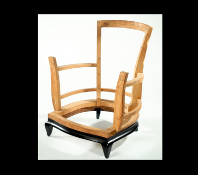 Rene Prou Rene Prou pair of arm club chairs