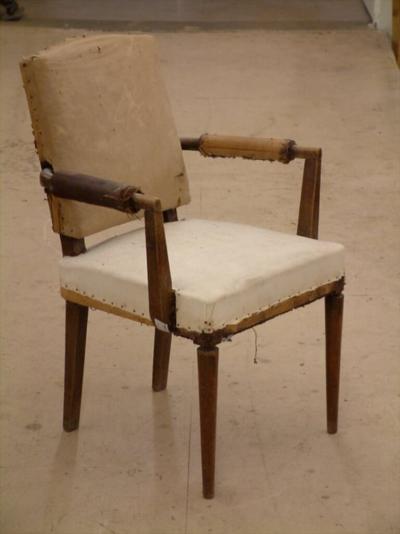 Rene Prou Rene Prou pair of armchairs
