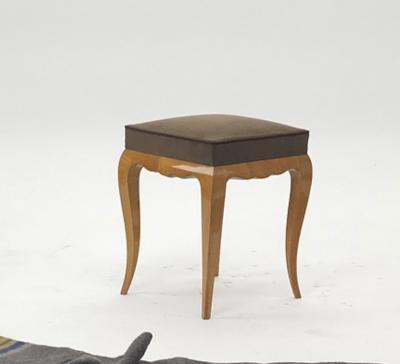 Rene Prou Rene Prou refined solid sycamore pair of stools