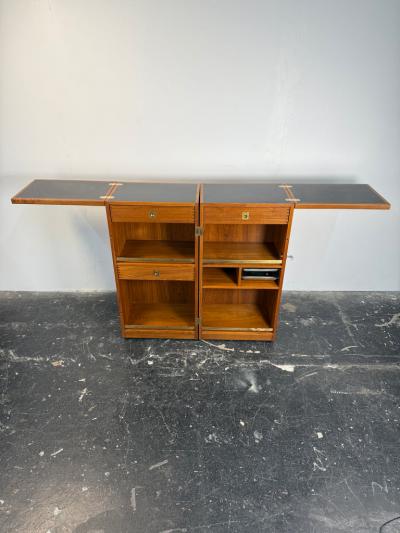 Reno Wahl Iversen Danish Teak Captains Bar by Reno Wahl Iversen for Dyrlund 1960s