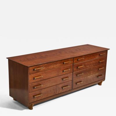 Renzo Rutili Cabinet in Wood for Johnson Furniture Company USA c 1950s