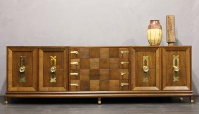 Renzo Rutili Renzo Rutili for John Stuart Johnson Furniture Large Sideboard in Walnut