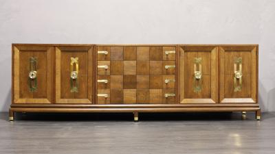 Renzo Rutili Renzo Rutili for John Stuart Johnson Furniture Large Sideboard in Walnut