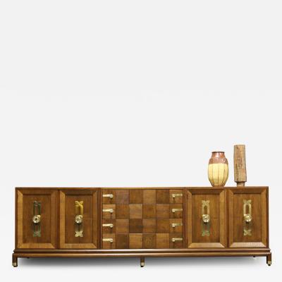 Renzo Rutili Renzo Rutili for John Stuart Johnson Furniture Large Sideboard in Walnut