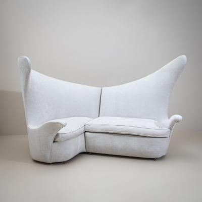 Renzo Zavanella Sculptural Sofa by Renzo Zavanella 1900 1988 Italy
