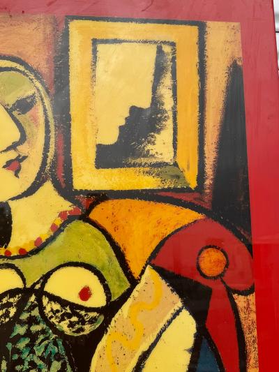 Reproduction Picasso Lacquered Poster on Board 45 x 33