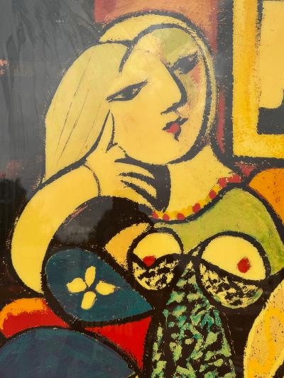 Reproduction Picasso Lacquered Poster on Board 45 x 33