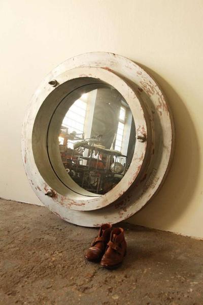 Repurposed Factory Mold Mirror