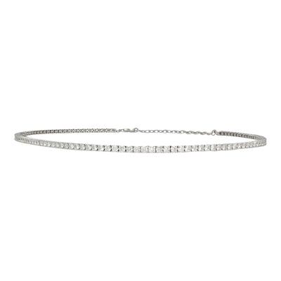 Reserved 5 Carat Lab Grown Diamond Tennis Choker Necklace