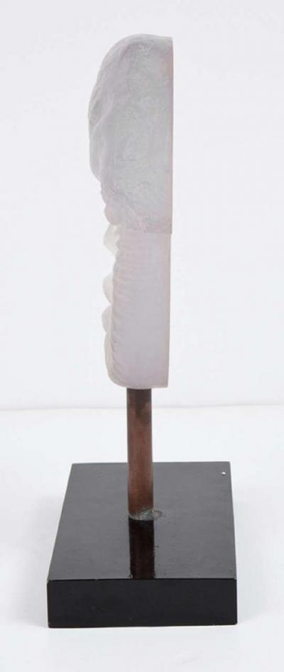 Resin ammonite sculpture