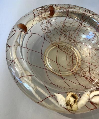 Resin pocket tray with inclusion Riccardo Marzi Florence Italy 1970 1980