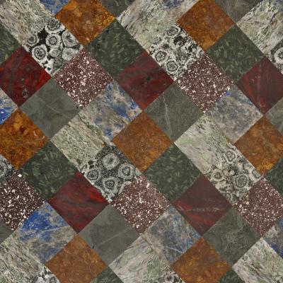 Restauration period gilt bronze and semi precious stone surtout